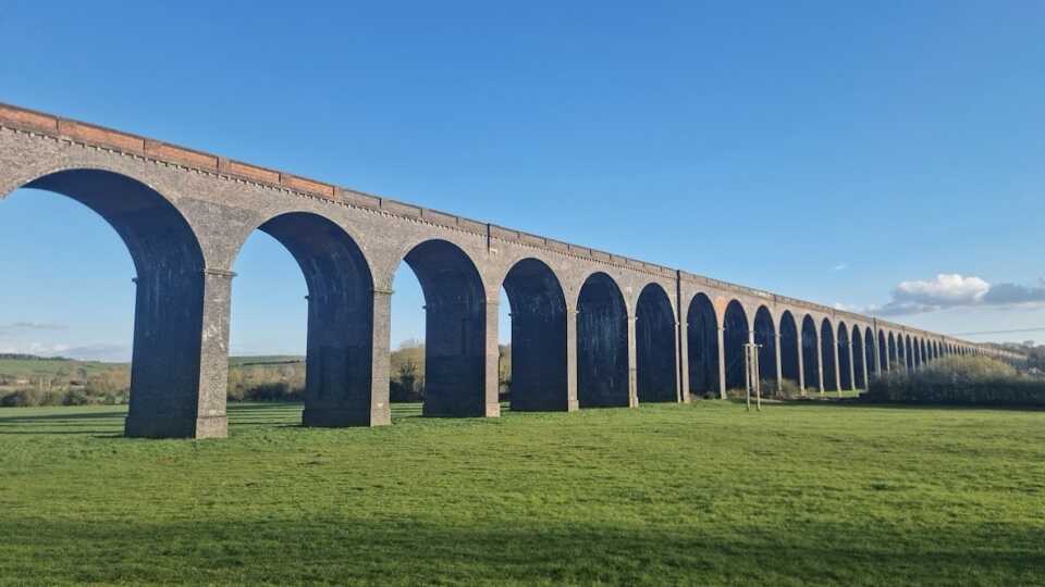 Under the Arches and around the Water - in reverse image
